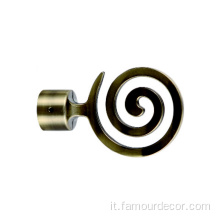 Swirl Hardware Hardware Candetta per tende a tenda